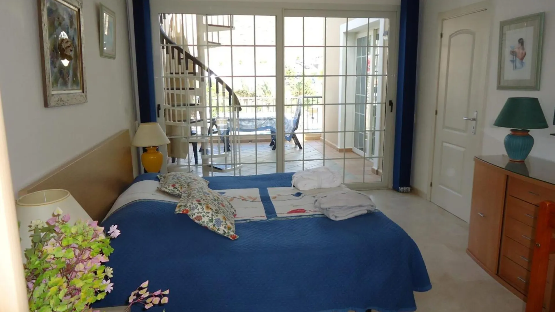 公寓 Terrazas Del Faro Appart Luxe - Palm-Mar- Vue Mer Et Piscine- 8Om2 De Terrasse